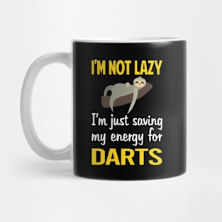 Funny Lazy Darts Mug